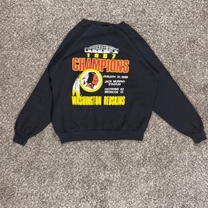 1987 Vintage Washington Redskins SB Champs Crewneck